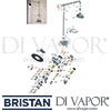 Bristan Art Deco Surface Mounted with Rigid Riser Shower Valve Spares